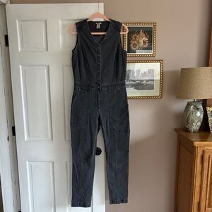 Dark Gray Duluth Denim Jumpsuit